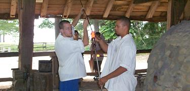 Glassblowing demonstration